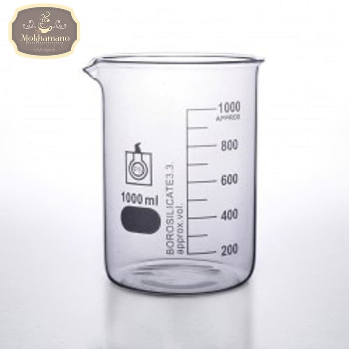 Suji Beaker Glass Measuring Essential Oil Microbiology Chemical 1000 Ml Shopee Malaysia
