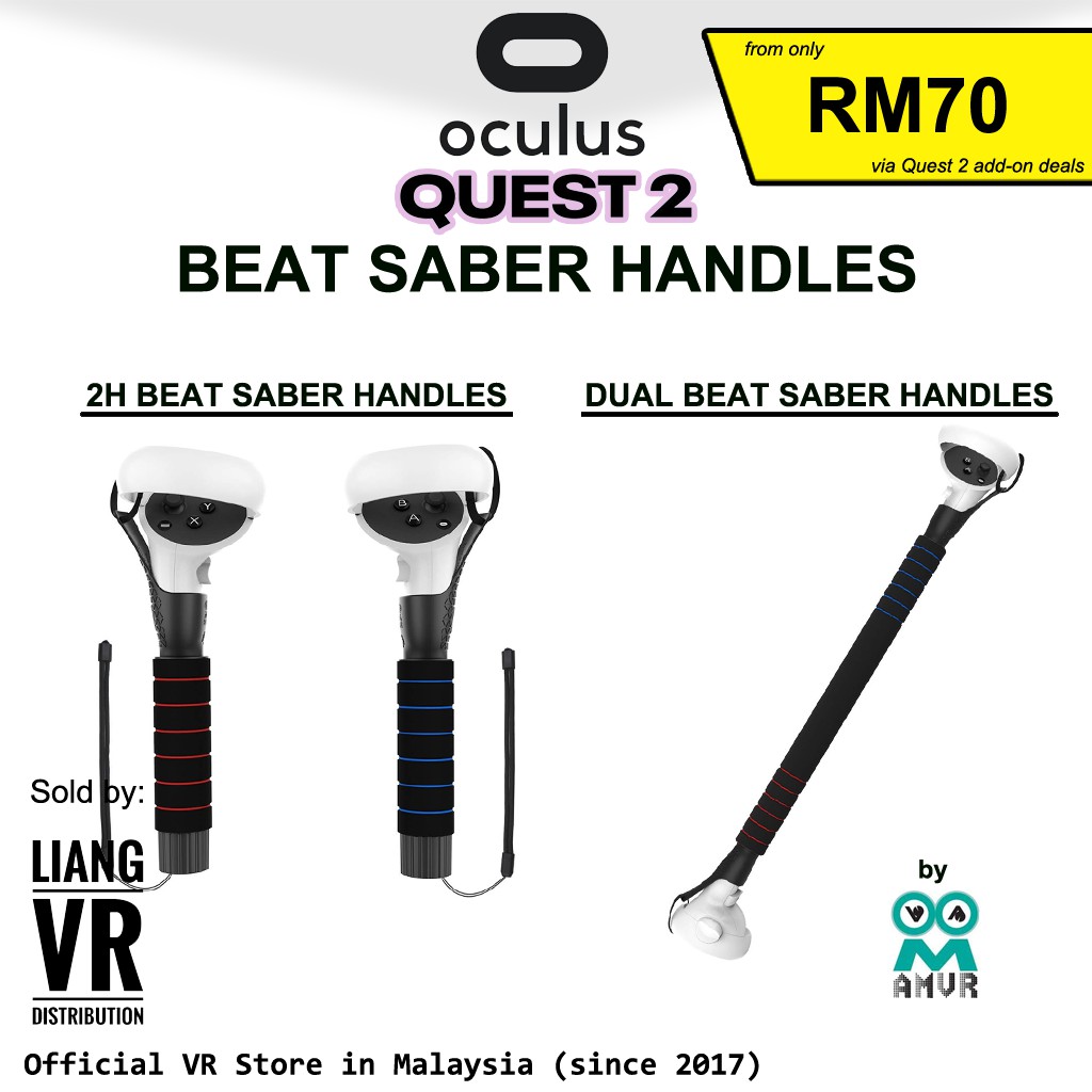 oculus quest saber handles