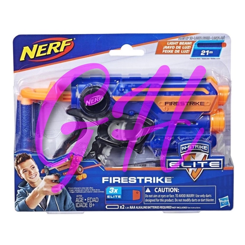 Nerf N-Strike Firestrike (ORIGINAL HASBRO) | Shopee Malaysia