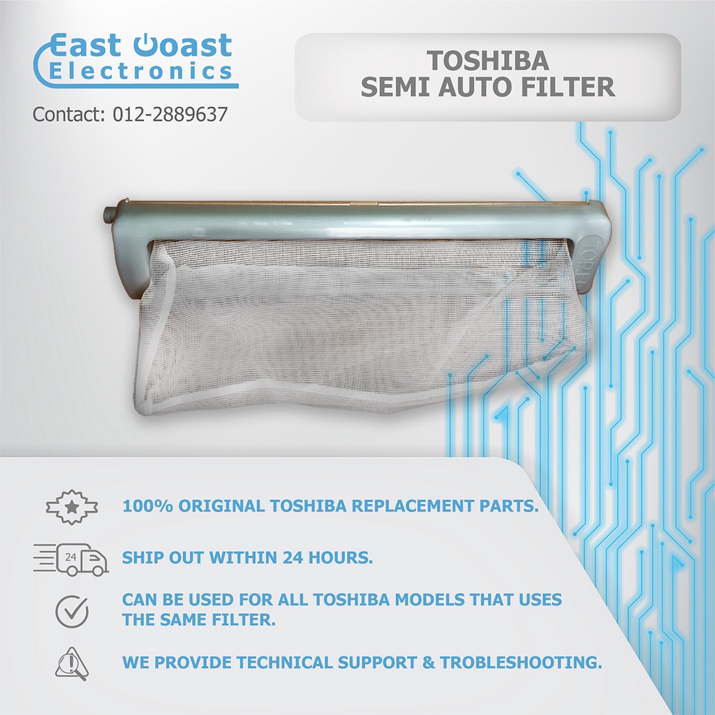 (ORIGINAL) TOSHIBA SEMI AUTO FILTER Shopee Malaysia