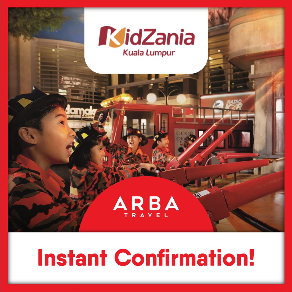 Kidzania Kuala Lumpur Open Date Ticket Valid 6 Months From Date Of Purchase Shopee Malaysia