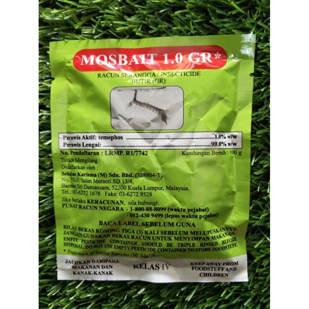 100G Mosbait Temephos 1% Flick Chemical Ubat Jejentik ...