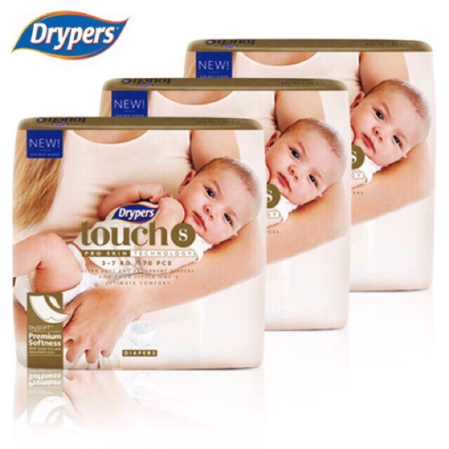 drypers touch newborn