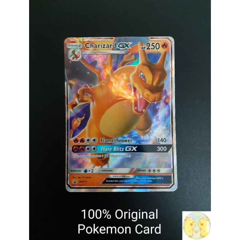 Pokemon Card TCG : Hidden Fates Promo Charizard Gx SM211 (100% Original ...