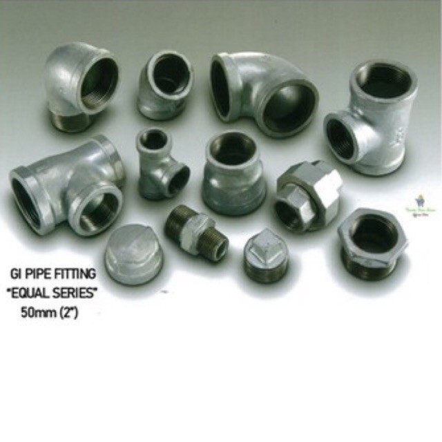 50mm 2 Galvanized Iron G I Pipe Fittings 50mm 2 Besi Paip Fittings Shopee Malaysia