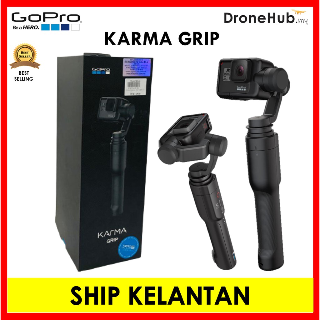 GoPro Karma Grip Handheld Stabilizer Travel Selfie Stick Compatible GoPro  Hero Black Months Warranty Shopee Malaysia
