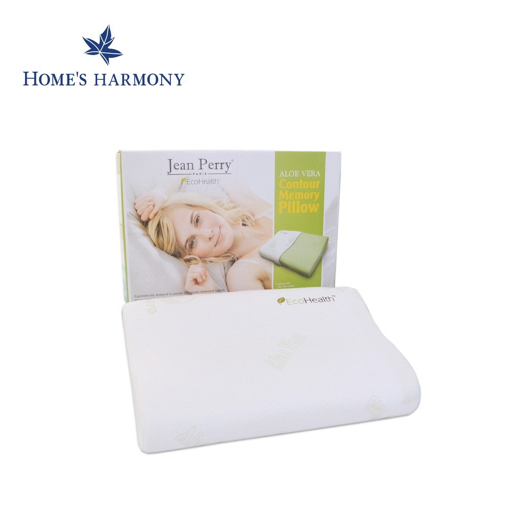 Jean Perry Aloe Vera Memory Foam Pillow Classic Contour Shopee Malaysia