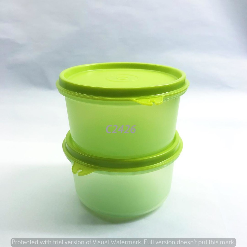 Tupperware Round Keeper set (2) 380ml