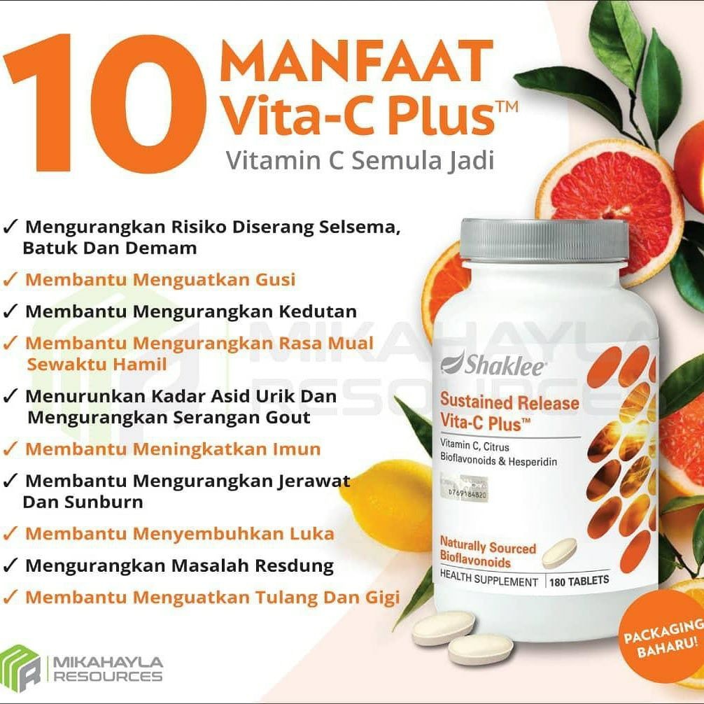 Shaklee Sustained Release Vita C Plus Good Vitamin C For Better Skin And Healthy Lifestyle Best Vitamin Skin Shopee Malaysia