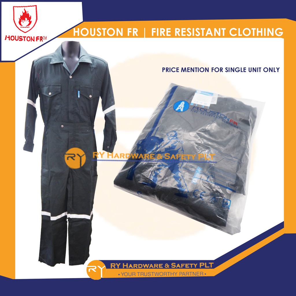 HOUSTON FR | FIRE RESISTANT CLOTHING | BAJU KESELAMATAN KALIS API | OIL&GAS INDUSTRY