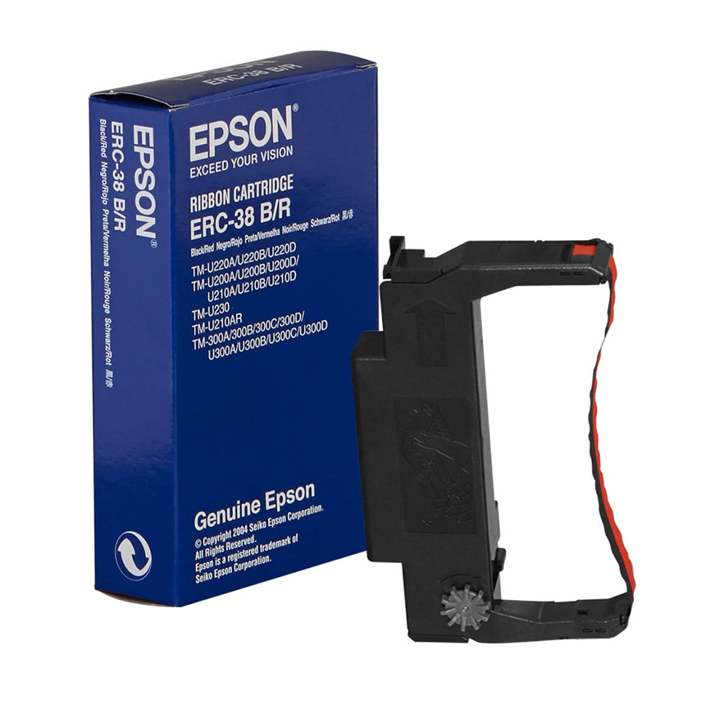 Epson ERC 38 Black/Red Ribbon | Shopee Malaysia