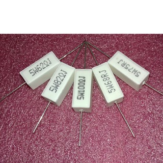2x  4.7 ohm 5W High Power Resistor 4.7R 5Watt 