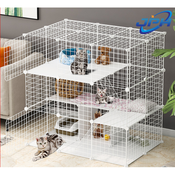 cat cage with litter box