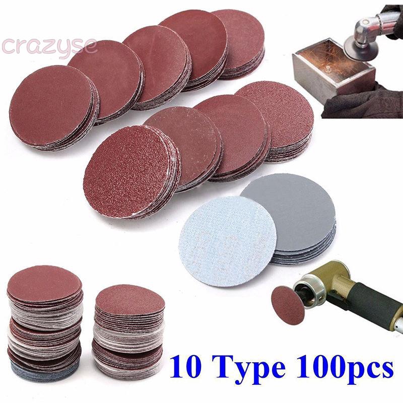 20pcs 75mm 3” Sanding Disc 40 to 3000 Mixed Grit Orbital Sander Polishing Pad