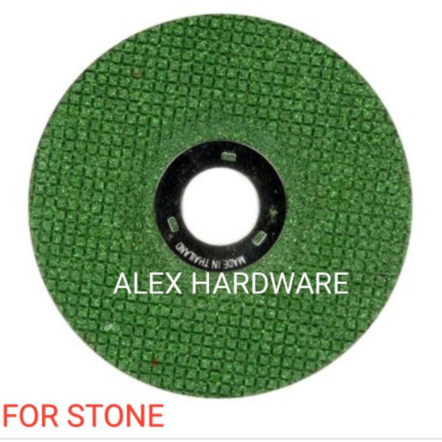 4 Inch Green Grinding wheel for Stone; Mata Grinder Potong Batu Shopee Malaysia