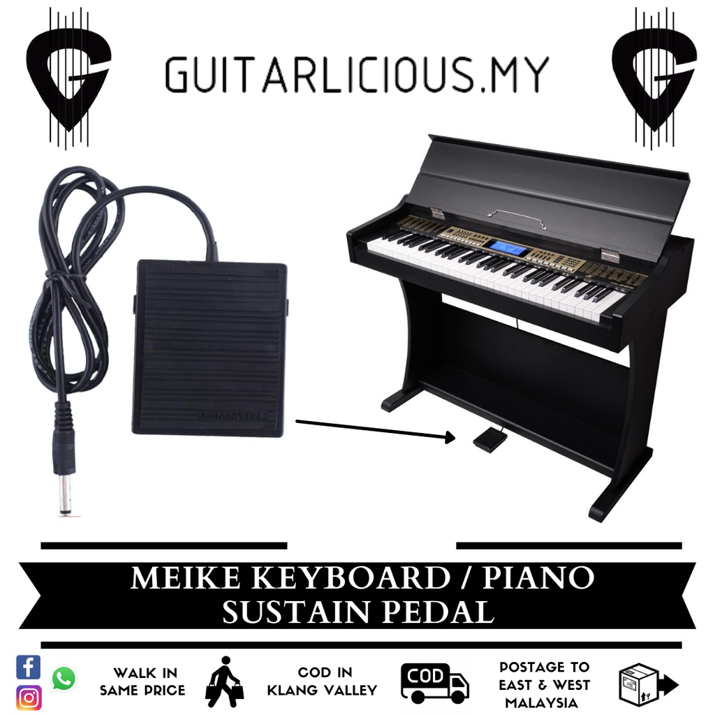 Meike Sustain Pedal (MK10) Yamaha Casio Organ Digital Piano Electronic ...