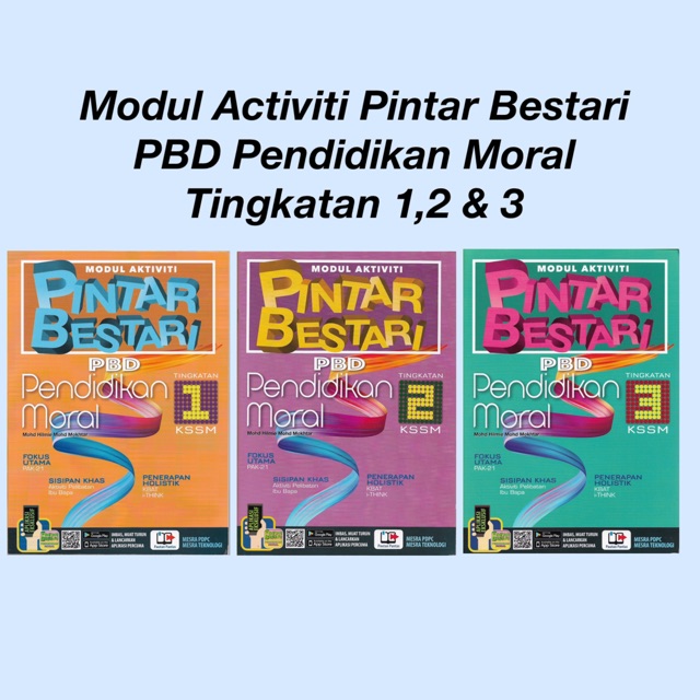 Sasbadi Modul Activiti Pintar Bestari Pbd Pendidikan Moral Tingkatan 1 2 3 Kssm Shopee Malaysia