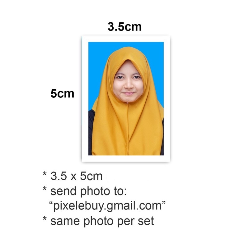 Ready Stock Passport Size Photo Gambar Saiz Passport Gambar Resume Gambar University Shopee Malaysia