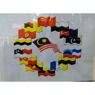 Malaysia All States Flag / Bendera Semua Negeri ( 2ft X 4ft ) | Shopee ...