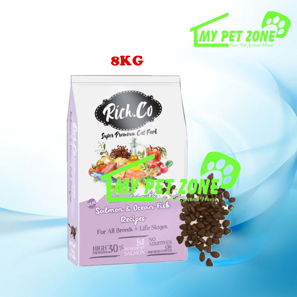 Rich.Co Rich Choice Salmon & Ocean Fish Recipe (Cat Food) 8KG Shopee Malaysia
