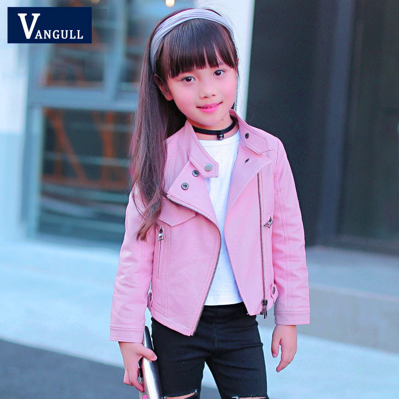 Ready Stock 4 13y 2019 Spring Pink Jaket Kulit Gadis Cute Kids Pu Leather Jacket Shopee Malaysia - cute girl biker jacket roblox