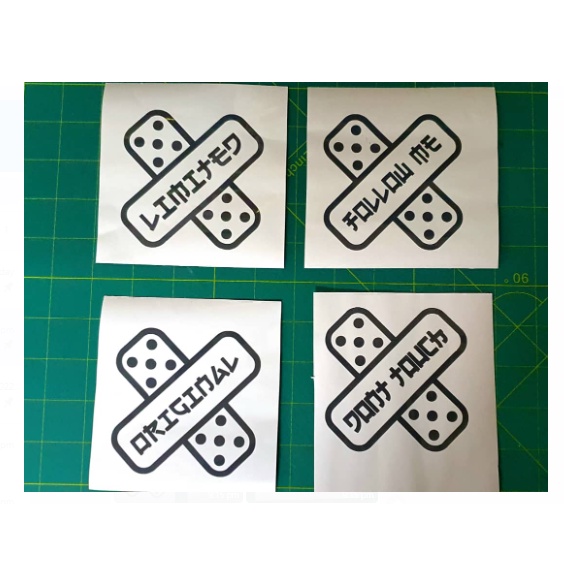 CAR PLASTER STICKER, JDM STICKER,BANDAGE PLASTER,BUMPER STICKER,SCRATCH
