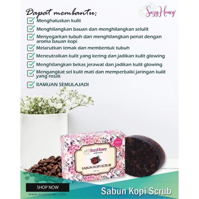 Hilangkan Parut Dan Selulit Dengan Sabun Scrub Kopi Shopee Malaysia