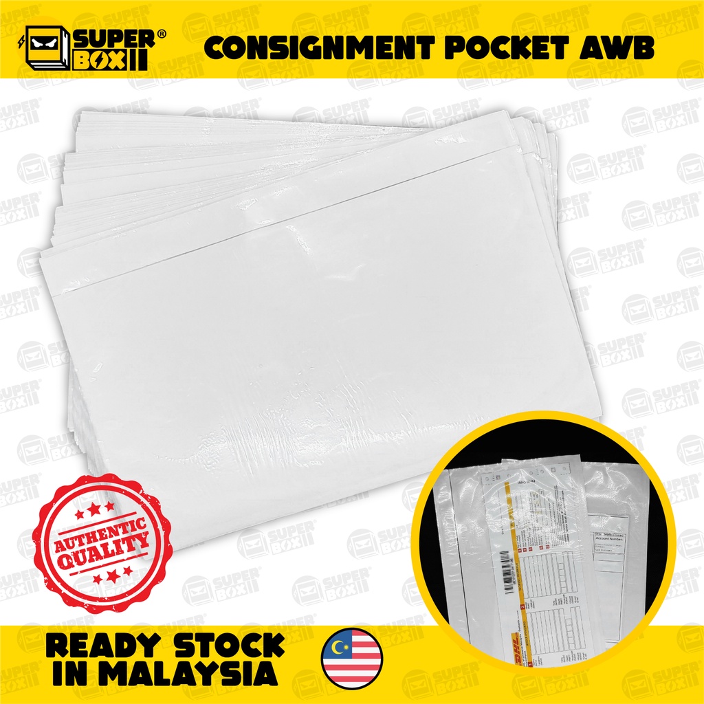 A5 18x24cm Consignment Note Pocket 1PCS Air Waybill Pocket Flyer