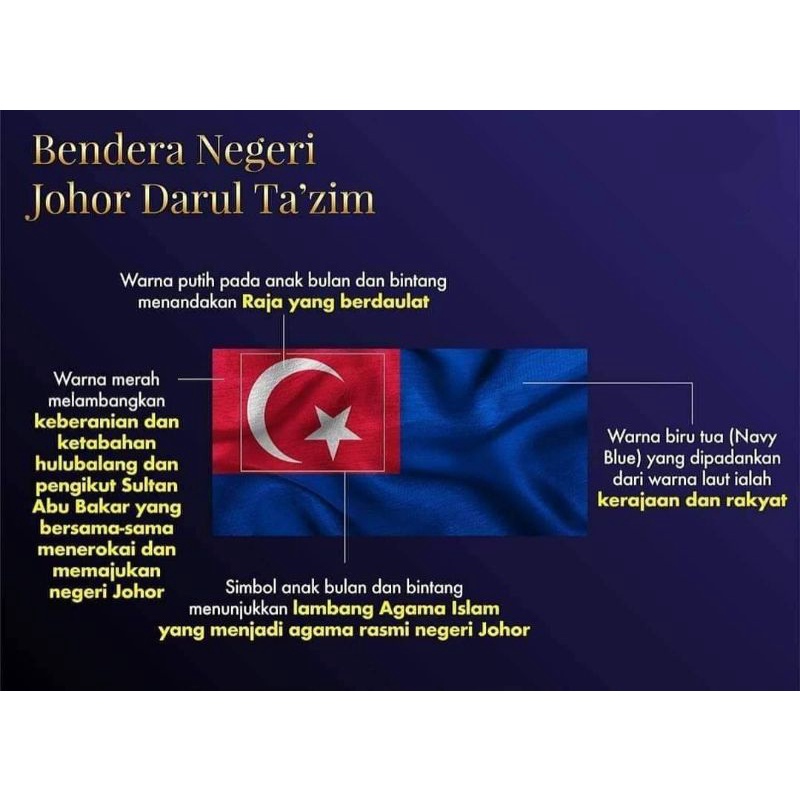 Johor Flag Bendera Johor 3x6 Shopee Malaysia
