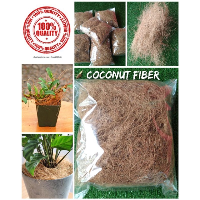 Coco Fiber Coconut Fibre Long Fiber (+140g & +240g) Shopee Malaysia