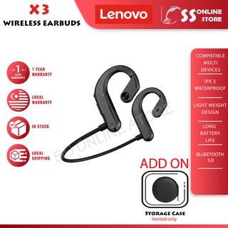 lenovo sweatproof conduction ipx5 ear