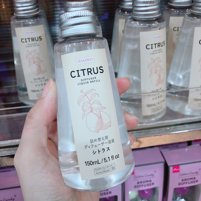 Aroma Diffuser Daiso Aroma Diffuser Refill lavendar citrus 150ml