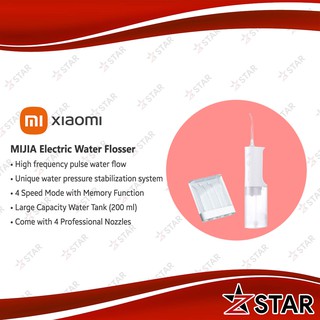 Xiaomi Mijia Portable Water Flosser Dental Teeth Cleaner Electric Oral Irrigator Tooth Flusher [1 YEAR WARRANTY]