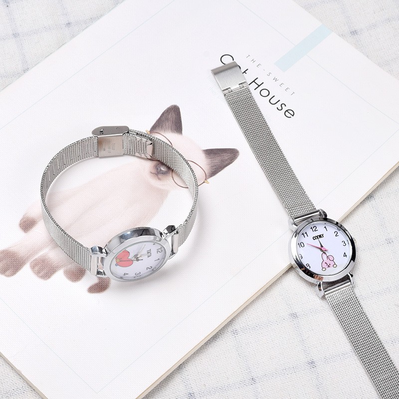 BTS Women's Watch Kpop BT21 Clock Women Bracelet Wrist Watch Fashion