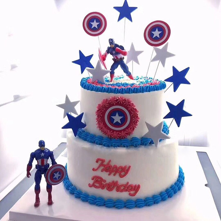 Baking Utensils Cake Decoration Captain America Superman Batman