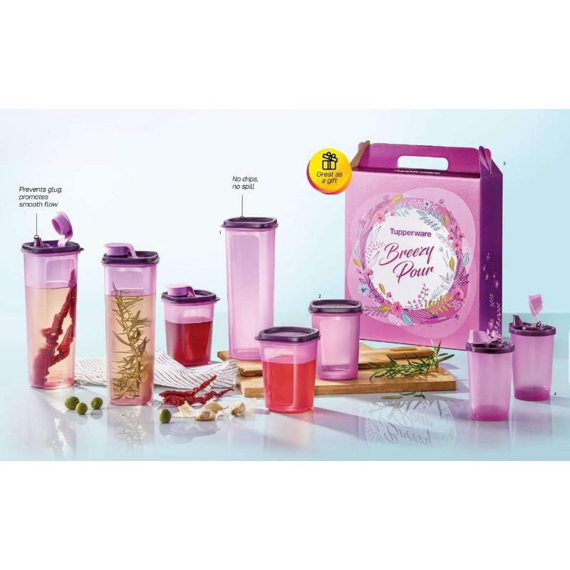 Tupperware Breezy Pour Set (8pcs)