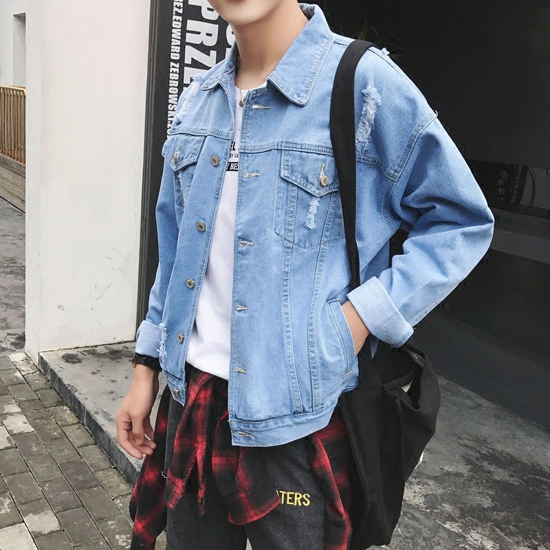 denim jacket shopee