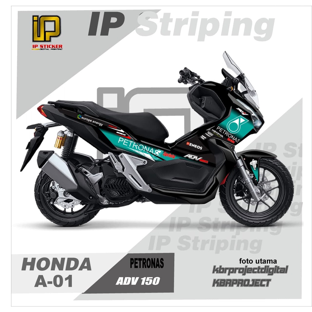 Striping ADV 150 (petronas) - Striping Sticker For Honda ADV 150 ...