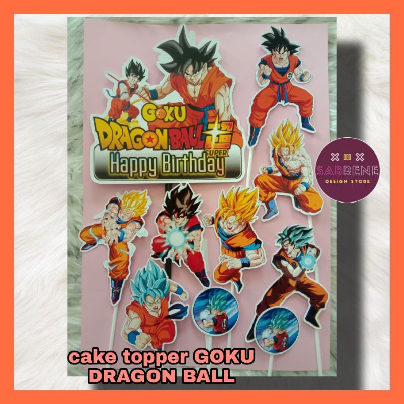 Cake Topper GOKU DRAGON BALL Ready Stock | Shopee Malaysia