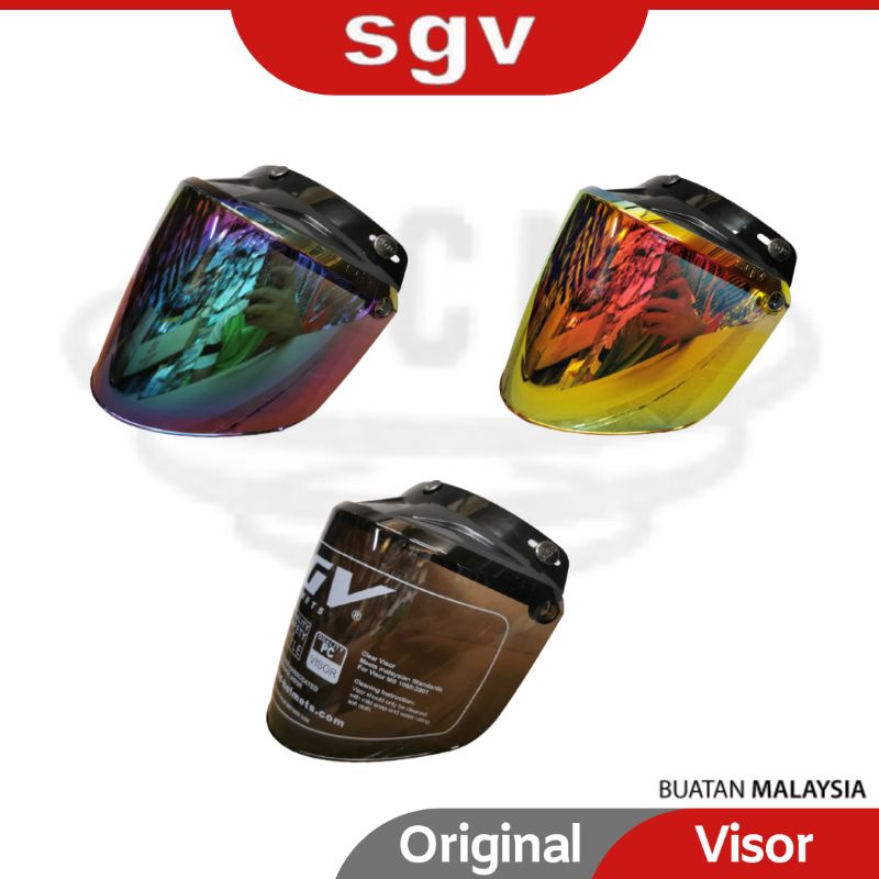 SGV 3 Button Visor Black Cap SGV helmet SGV MHR MS88 MAGNUM MHR ARC