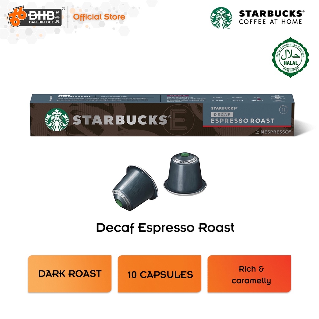 Starbucks Espresso Roast Dark Roast Coffee for Capsule Coffee Machine