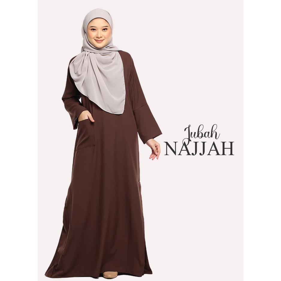 Hasnuri Jubah Najjah Jubah Dewasa Shopee Malaysia