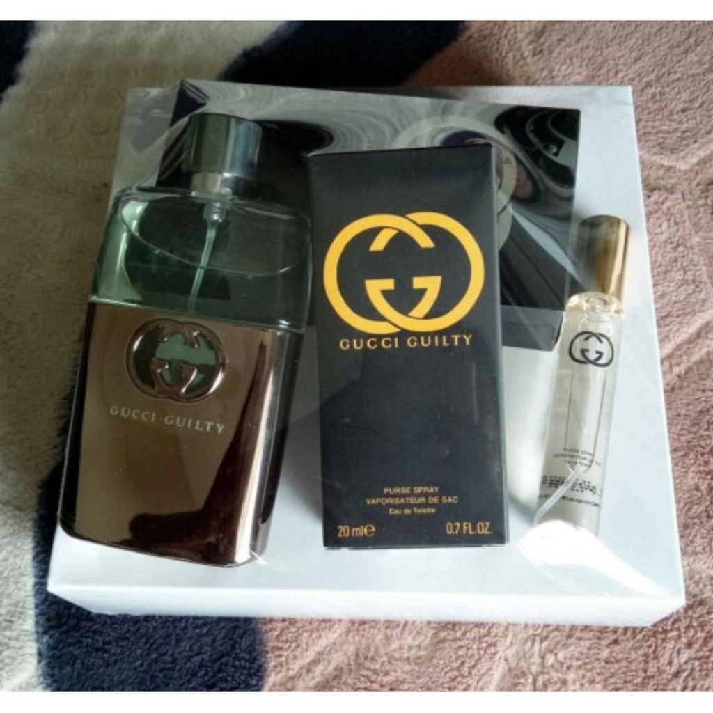 gucci guilty gift set mens