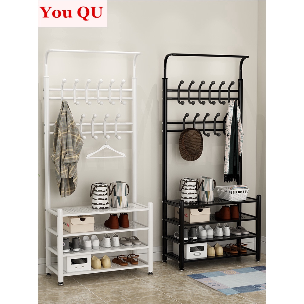 Clothes Hanger Floor Home Foyer Hanger Bedroom Simple Shoe Rack Indoor Storage Cool Clothes Clothing Clothing Rack Shopee Malaysia