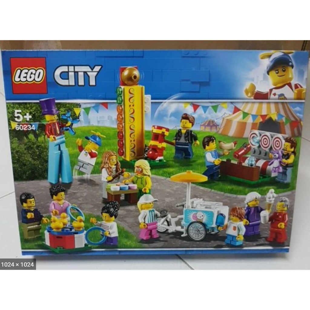 LEGO City 60234 People Pack - Fun Fair set (NEW & SEALED) | Shopee Malaysia