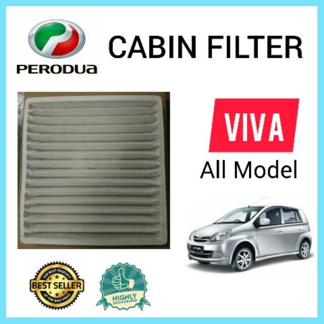 Perodua Viva All Model Cabin Air Cond Filter (Ready Stock in Malaysia