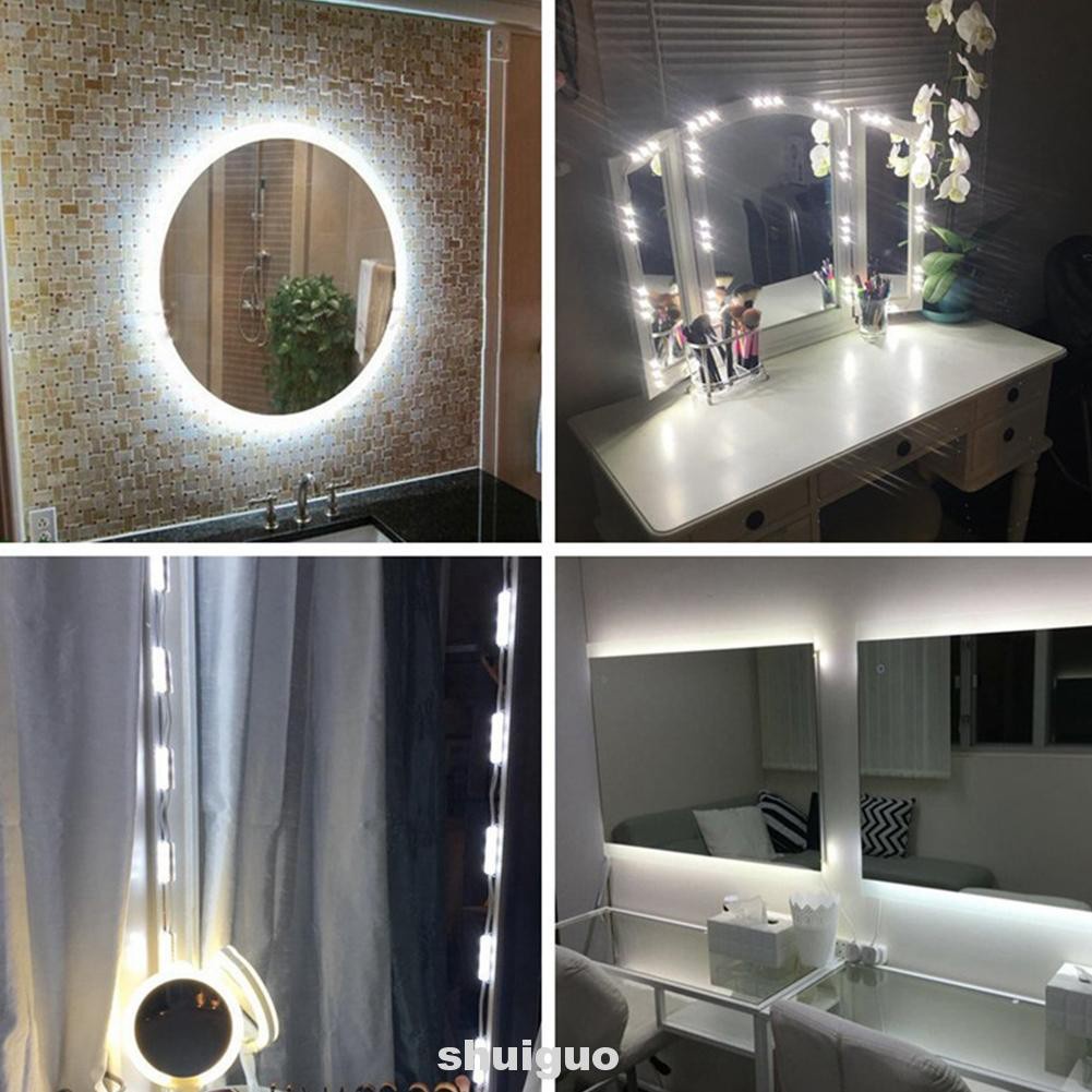 12v Wall Bedroom White Bathroom Easy, How To Install Vanity Mirror Lights