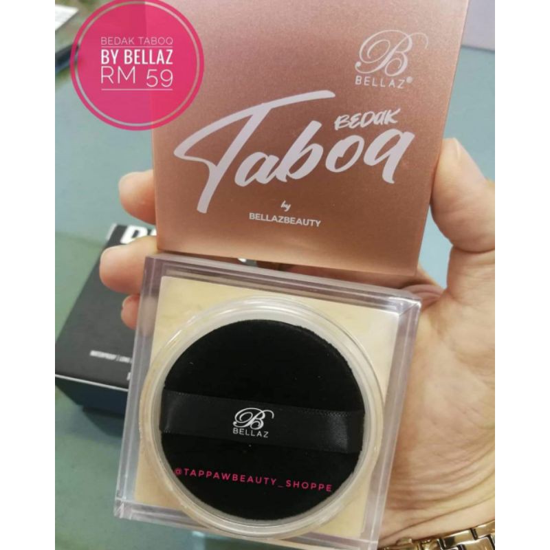 🔥BEDAK TABOQ BY BELLAZ🔥 LOOSE POWDER  Shopee Malaysia