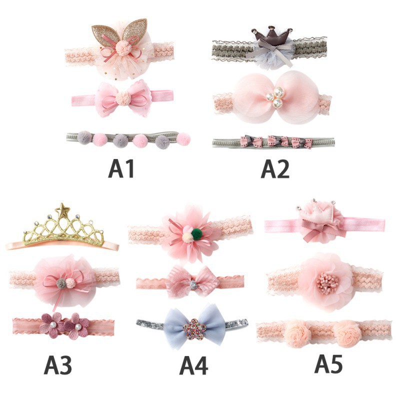 Skic 3pcs Set Children Girls Hair Accessories Children S Elastic