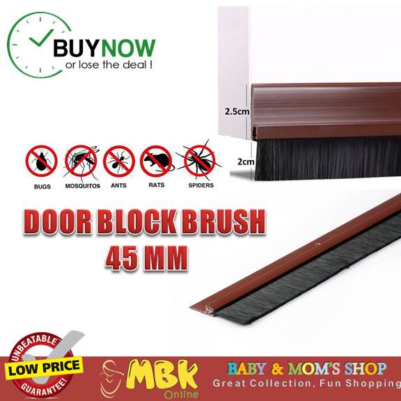 Bottom Door Block Brush Self Adhesive Insulation Doors Windows